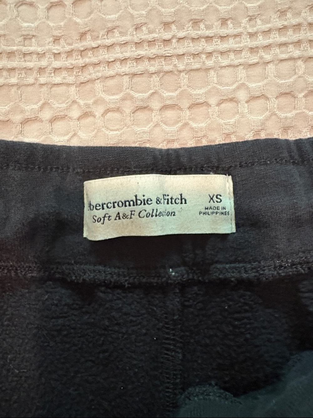 Abercrombie & Fitch Black Soft A&F Collection XS Lounge Shorts - Picture 2 of 8